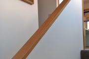 A new staircase gets a sharp finish