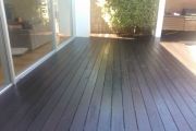 Smooth finish on the deck